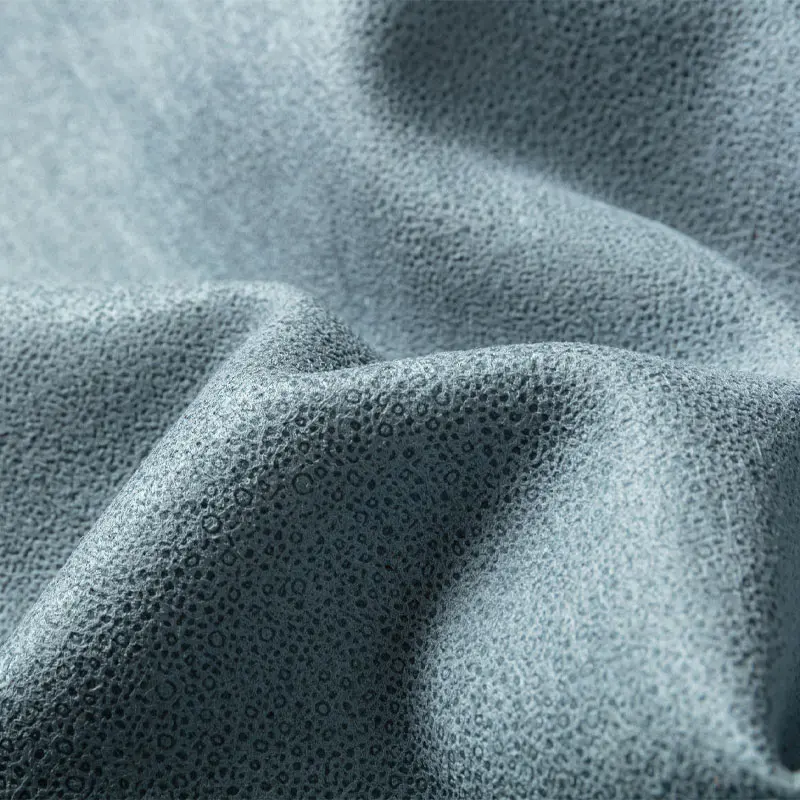 Foliengestempeltes gewaschenes PU-Synthetikleder